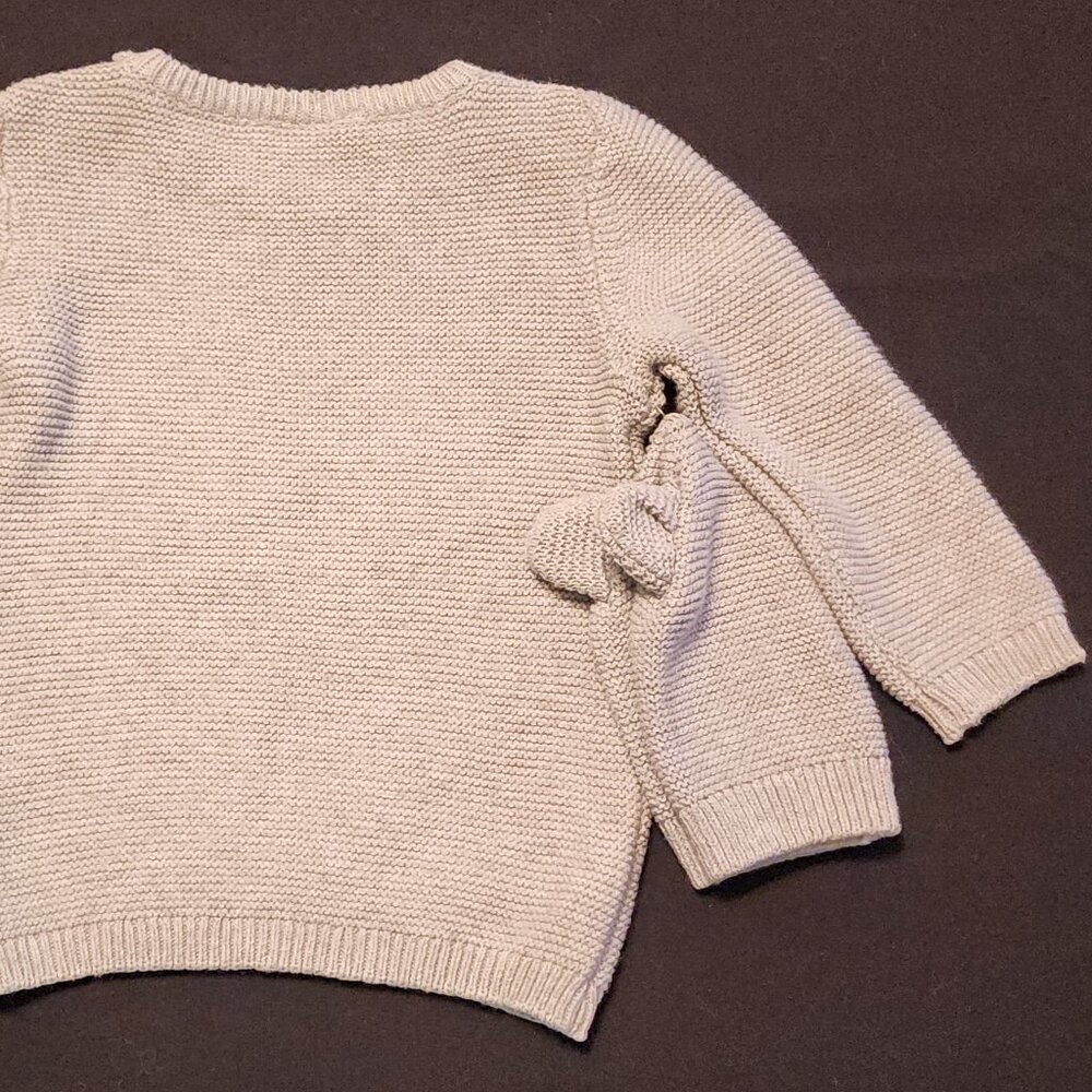 Carter's Just One You 100% Cotton Gray Sweater/Hat Set Infant/Baby Size 9 Months - Picture 5 of 9